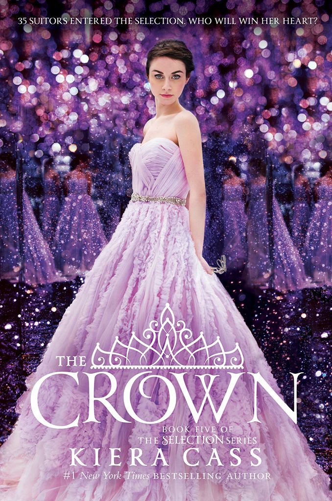 The cover of The Crown, the final book in the Selection series by Kiera Cass